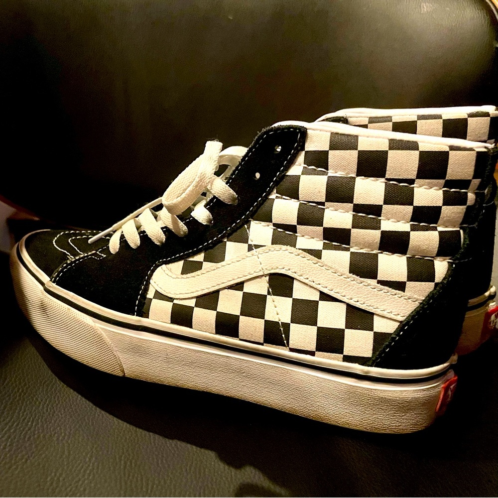 Platform hi top vans